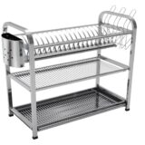 SKB SS  ডিশ র‍্যাক 22inch/20 Plate